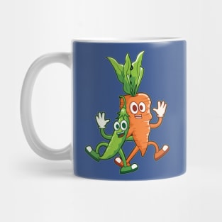 peas and carrots Mug